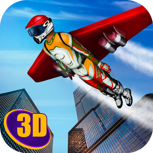 Skydiving Air Race: Skyscraper Jump | Extreme Stunts Jetpack